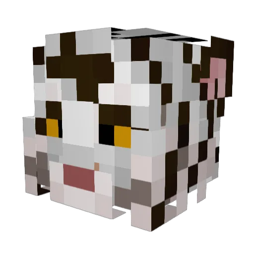 Therealmkay Minecraft avatar head, 3D render