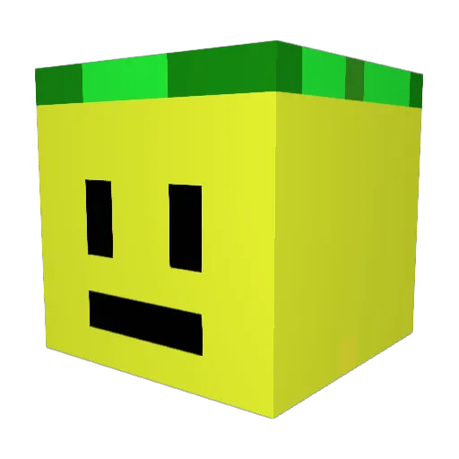 Theres100Bees Minecraft avatar head, 3D render