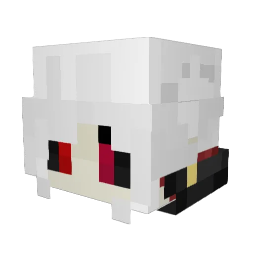 Thereven2 Minecraft avatar head, 3D render