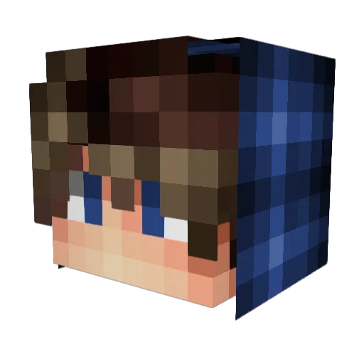 Thergrim Minecraft avatar head, 3D render