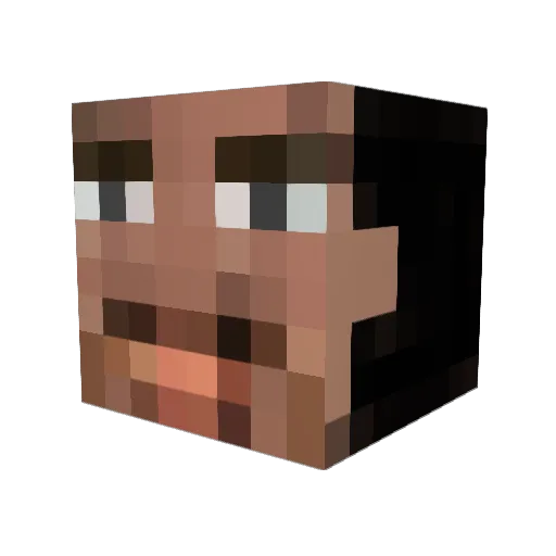 Therichestman15 Minecraft avatar head, 3D render