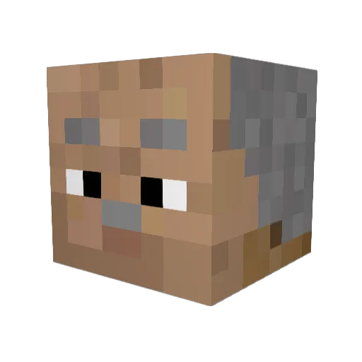 Therico342 Minecraft avatar head, 3D render
