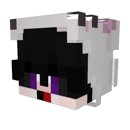 TherisePVP Minecraft avatar head, 3D render
