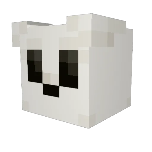 ThermicGalaxy49 Minecraft avatar head, 3D render