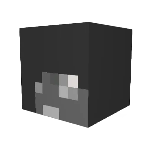 Thermoelectric Minecraft avatar head, 3D render