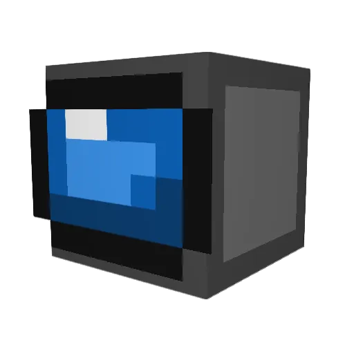 Therrin42 Minecraft avatar head, 3D render