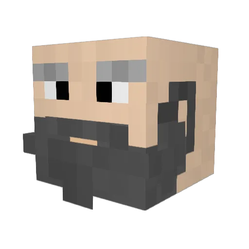 TherrosReigns Minecraft avatar head, 3D render