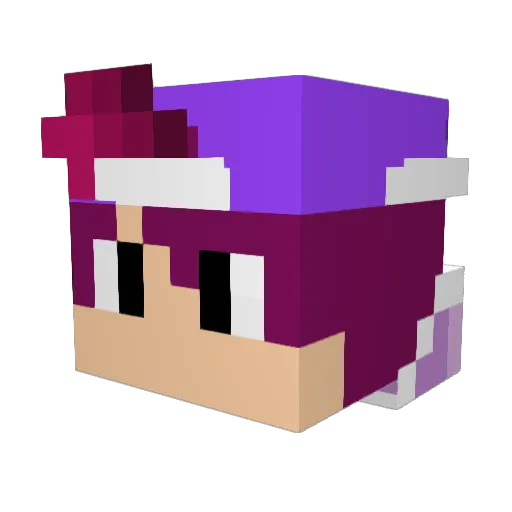 Therustypickaxe1 Minecraft avatar head, 3D render