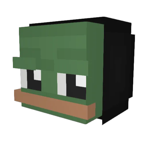 Thesadbuilder4 Minecraft avatar head, 3D render