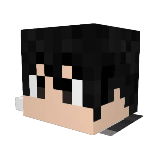 Thesaint00 Minecraft avatar head, 3D render