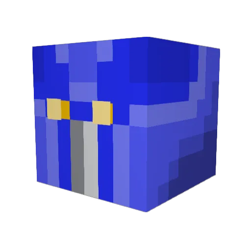 Thesalanian Minecraft avatar head, 3D render