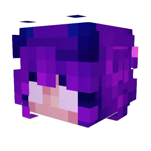 Thesis_OfanArtis Minecraft avatar head, 3D render