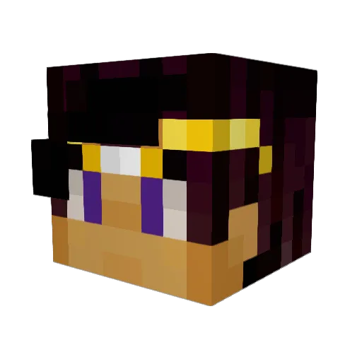 Thesmitten Minecraft avatar head, 3D render