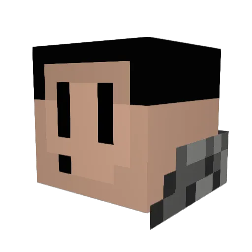 Thestorm2011 Minecraft avatar head, 3D render