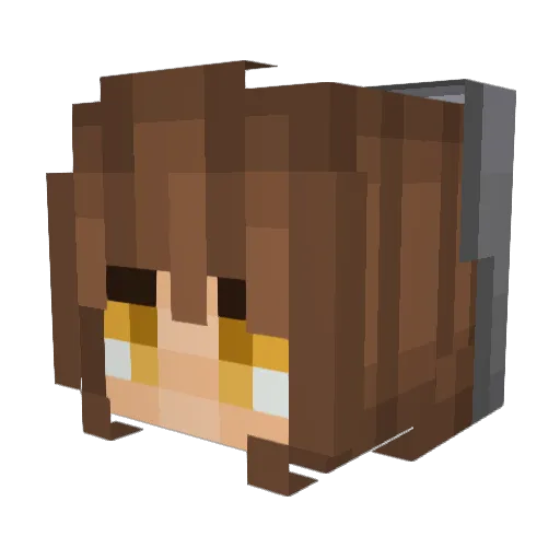 ThestralSight Minecraft avatar head, 3D render