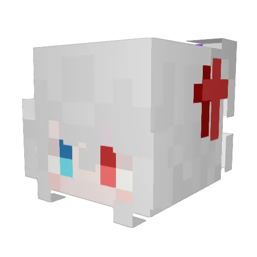 Thetenth1314 Minecraft avatar head, 3D render