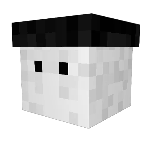 Thethirty Minecraft avatar head, 3D render