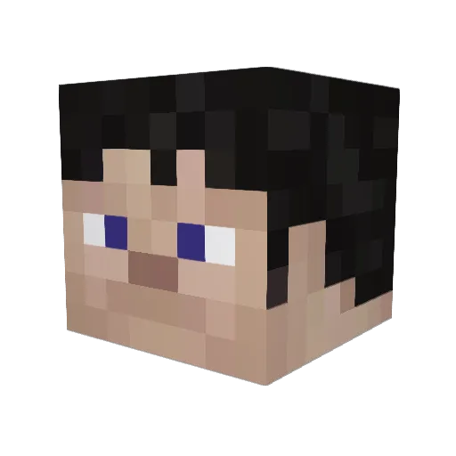 Thetrainlover101 Minecraft avatar head, 3D render