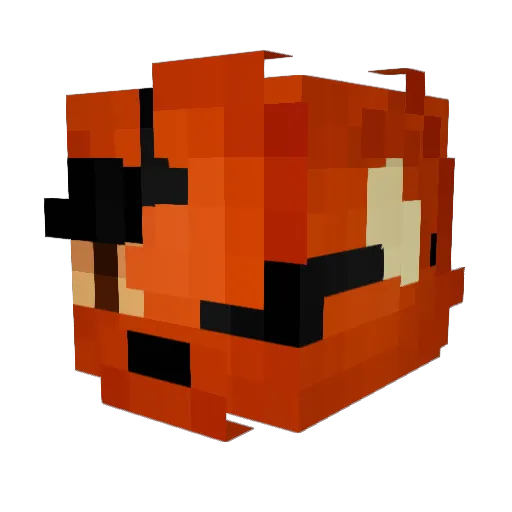 Theus_Mc_Pro Minecraft avatar head, 3D render