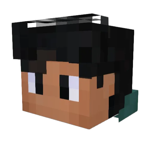 Theus_sz Minecraft avatar head, 3D render