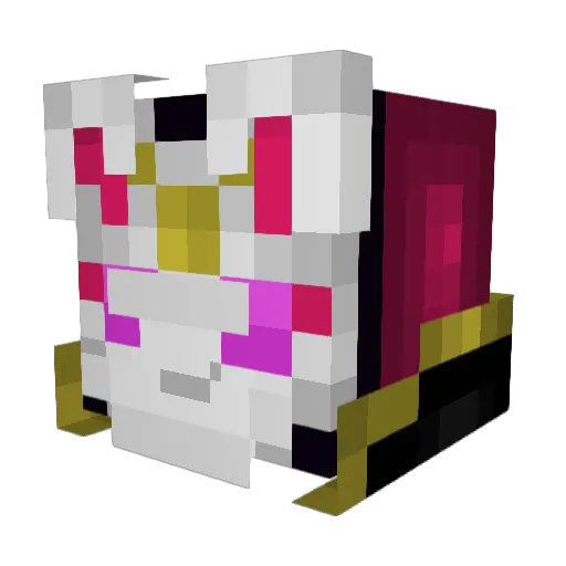 Thevoidrings Minecraft avatar head, 3D render