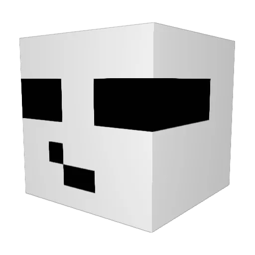 Thexchan Minecraft avatar head, 3D render
