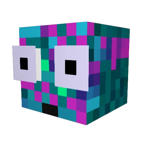 TheyCallMeRedd Minecraft avatar head, 3D render