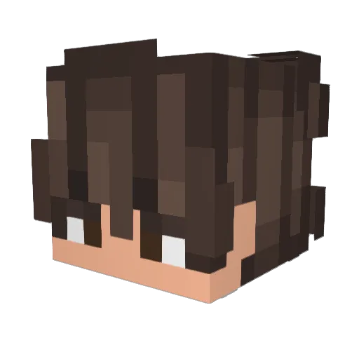 TheyCallmeEncore Minecraft avatar head, 3D render