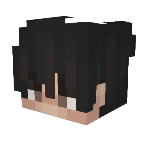 TheyDemon Minecraft avatar head, 3D render