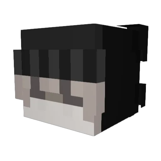 TheyEnvious Minecraft avatar head, 3D render