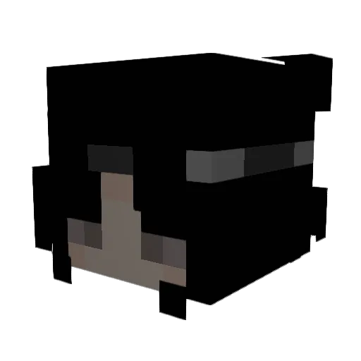 TheyLuvJenna Minecraft avatar head, 3D render