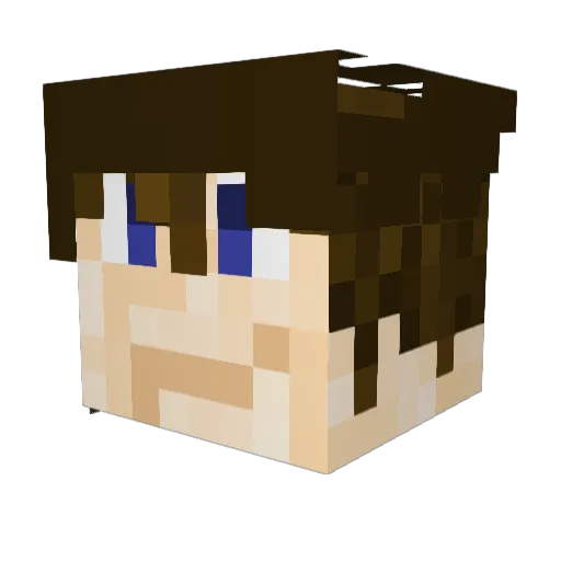 TheycallmeAlex Minecraft avatar head, 3D render