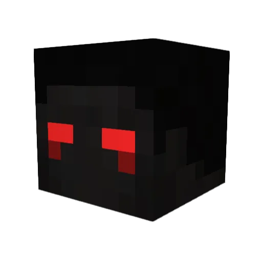 Theyseekai Minecraft avatar head, 3D render