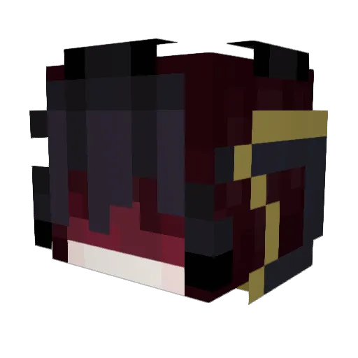 ThgNuemon Minecraft avatar head, 3D render