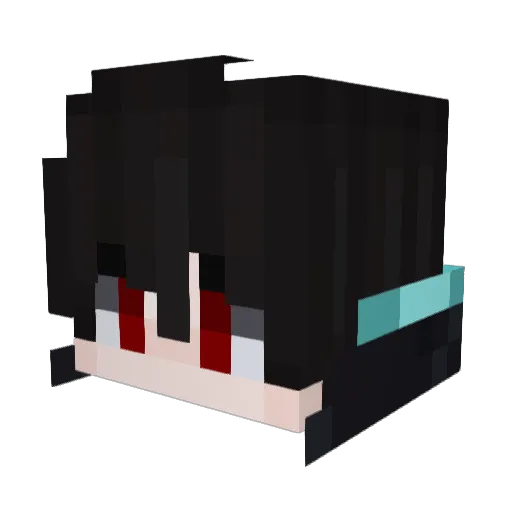 Thiago421 Minecraft avatar head, 3D render