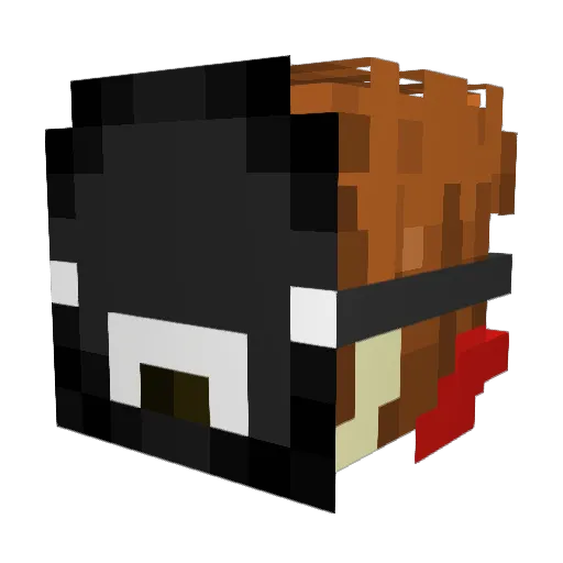 ThiagoBartz Minecraft avatar head, 3D render
