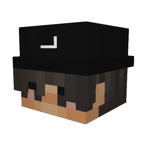 ThiagoSaby Minecraft avatar head, 3D render