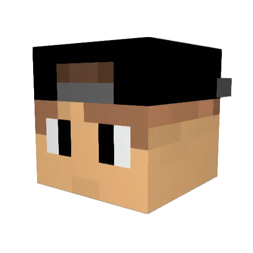 Thiago_V88 Minecraft avatar head, 3D render