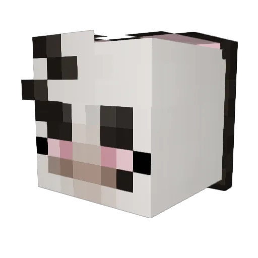 Thiatan_440 Minecraft avatar head, 3D render