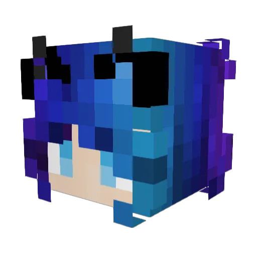 Thibbs06 Minecraft avatar head, 3D render