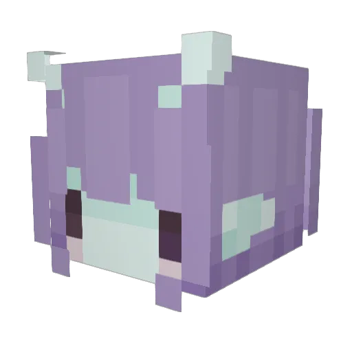 ThicKerra Minecraft avatar head, 3D render