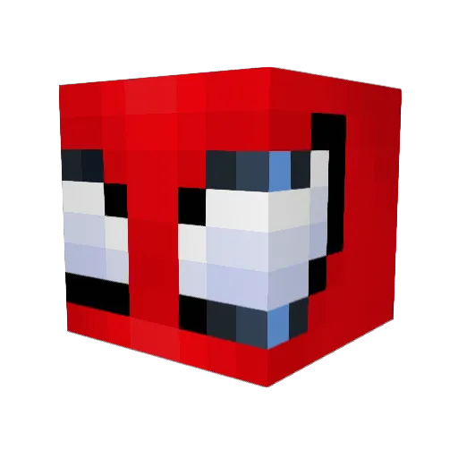 ThiccAstley18 Minecraft avatar head, 3D render