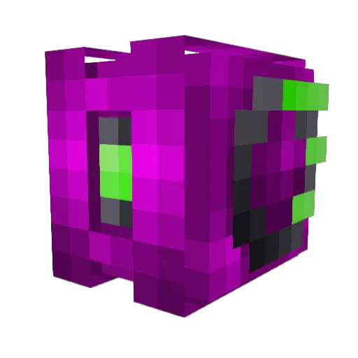 ThiccAxolotl Minecraft avatar head, 3D render