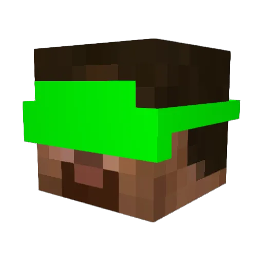 ThiccBoiOlive Minecraft avatar head, 3D render