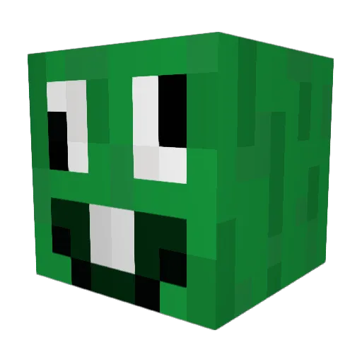 ThiccCucmbr Minecraft avatar head, 3D render