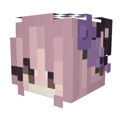 ThiccDevil Minecraft avatar head, 3D render