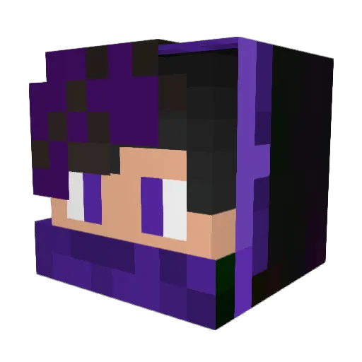 ThiccMamba Minecraft avatar head, 3D render