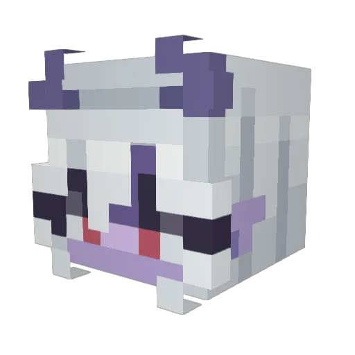ThiccMother Minecraft avatar head, 3D render
