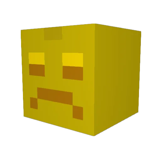 ThiccNinja334 Minecraft avatar head, 3D render