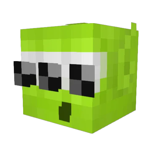 ThiccPancake Minecraft avatar head, 3D render